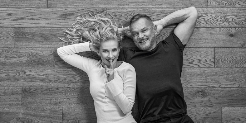 Edyta und Cezary Pazura